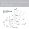 Micro-ondas de Embutir 25L Mo2521Ix Suggar 127V - 2