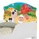 Ver imagem 5 de Cama Infantil Fazendinha Colorida com Colchão MDF Branco Cambel Móveis