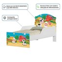 Ver imagem 2 de Cama Infantil Fazendinha Colorida com Colchão MDF Branco Cambel Móveis