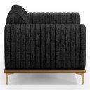 Ver mais imagens de Poltrona Decorativa Base Gold Molino D06 Linho D-465 Chumbo - Mpozenato