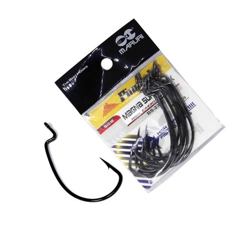 Anzol Pinnacle Magna Super Lock 6/0 Off Set C/10 Un Isca Softs