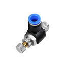 Ver imagem 1 de Conexão Rápida Pneumática Regulador de Fluxo 06 Mm X 1/4 Bsp