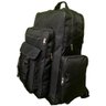 Mochila Motoqueiro Mala Extra Grande Camping Trilha Viagem Escola Village Continental Jumbo Preto - 3