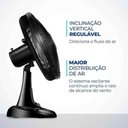 Ver imagem 3 de Kit 2 Ventilador 40cm 6 Pas Turbo Mondial 3 Velocidades Vsp40 220v