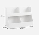 Ver imagem 2 de Organizador Infantil Alana 100% Mdf (brinquedos Crianças) Woodcore