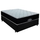 Ver imagem 2 de Cama Box Casal Suede + Colchão Molas Ensacadas Antares Ortobom 138x188x67 Cor:preto
