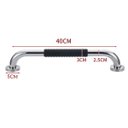 Ver imagem 4 de Barra de Apoio 40cm Inox Suporte Antiderrapante Kit 4 Unidades Banheiro Box Idoso Deficiente Seguran