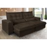 Sofá Retrátil e Reclinável 3,10m Suede Miami - 1
