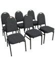 Ver imagem 1 de Kit com 6 Cadeiras para Auditórios Linha Hotel