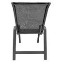 Ver imagem 3 de Poltrona Lótus de Tela Sling e Alumínio cor preta