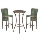 Ver imagem 1 de Mesa Bistrô e 2 Banquetas Roma Marrom Corda Náutica Estofado 5 Trama Original