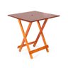 Jogo de Mesa 70x70 C/4 Cadeiras com Furo para Ombrelone Mel - Móveis Britz - 4