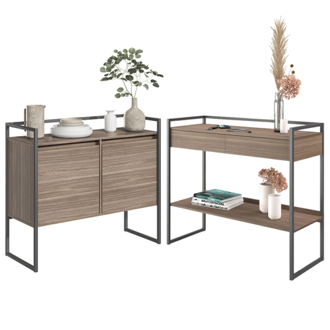 Conjunto de Buffet e Aparador Bella Vista 2 Portas