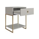 Ver imagem 4 de Mesa de Cabeceira Industrial 1 Gaveta P1026