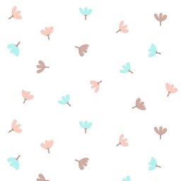 Papel de Parede Adesivo Flores Delicadas Adesivos Primeiro Quarto - 3