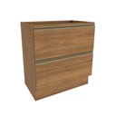 Ver imagem 1 de Balcão 2 Gavetas Kappesberg Celeste 100% Mdf Nogueira 80cm