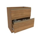Ver imagem 2 de Balcão 2 Gavetas Kappesberg Celeste 100% Mdf Nogueira 80cm