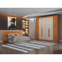 Ver imagem 1 de Dormitorio Casal Ripado 2PÇS 6 Portas Verona - Arbo Design