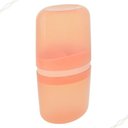 Ver imagem 1 de Porta Escova de Dentes Creme e Fio Dental com Tampa Coza Bulky