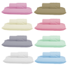Jogo de Lençol Solteiro Algodão 300 Fios 2 Peças Cama Box Infantil:rose - 1