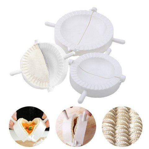 Molde de Plástico Walfos 3 Argolas, Molde de Massa de Ravioli de Grau Alimentar