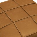 Ver imagem 7 de Kit 2 Puffs Decorativos Augusto 43cm Sala de Estar Couro Caramelo Manchado G88 - Gran Belo