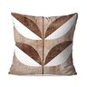 Kit 4 Almofadas Decorativas Marrom Leaf 35x35cm - 2