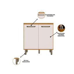 Composição Cozinha Criare 8 Peças de Canto com Torre Quente Poliman - 6