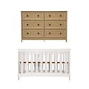 Ver imagem 2 de Quarto Bebê Berço Bbi-56+Cômoda Cvc Dm-217 Ditália