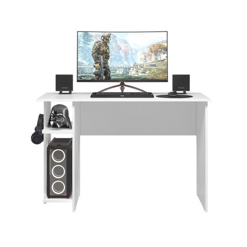 Mesa para Computador Gamer Escritório Mdp Qmovi: Branco
