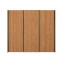 Ver mais imagens de Guarda Roupa Casal 3 Portas de Correr e 4 Gavetas 260x230cm Elegance Canela