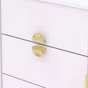 Ver imagem 5 de Cômoda Sapateira 4 Gavetas Clarabella Branco/camarim