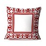 Kit 4 Capas para Almofadas Decorativas Ornamentos Marsala 45x45cm - 4