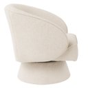 Ver imagem 6 de Poltrona Decorativa Agnes Base Fixa Bouclé Off White - Nexta Casa