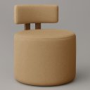 Ver imagem 3 de Kit 02 Poltronas Sala Orgânica Almyra - Tecido Boucle - Capuccino