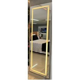 Quadro Espelho Lyon Jateado Iluminado com Led Mavaular Quadro espelho Lyon ou Paris - 1