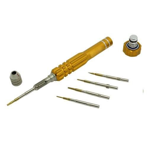 Chave de Precisão 5 em 1 Resistente Gold Series Screw Driver - 7