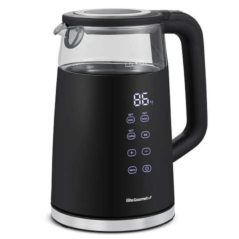 Elite Gourmet Ekt8717 Chaleira Elétrica 1,7l Preto/cinza