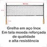 Churrasqueira Inox para Espetinho com Rodas Tipo Carrinho de Churrasco com 1 Metro Tres Altura do Ca - 9