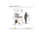 Ver imagem 4 de Cozinha Lorena 7 Pts C/ Fruteira Kaiki Móveis - Branco