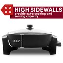 Ver imagem 3 de Elite Gourmet Eg6201 Frigideira Elétrica Antiaderente 7,5qt Preto