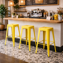 Ver imagem 3 de Banqueta Alta em Aço Iron Amarelo