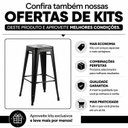 Ver imagem 3 de Banqueta para Cozinha Alta em Aço Iron