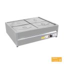 Ver imagem 2 de Buffet Térmico de Mesa Self Service em Inox 04 Cubas 220V BMT04 Ibet
