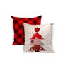 Kit 4 Almofadas Natal Divine Ho Ho Ho Único - 3