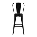 Ver imagem 1 de Banqueta Alta com Encosto Iron Industrial Preto