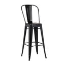 Ver imagem 3 de Banqueta Alta com Encosto Iron Industrial Preto