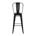 Ver imagem 4 de Banqueta Alta com Encosto Iron Industrial Preto