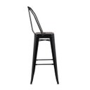 Ver imagem 2 de Banqueta Alta com Encosto Iron Industrial Preto