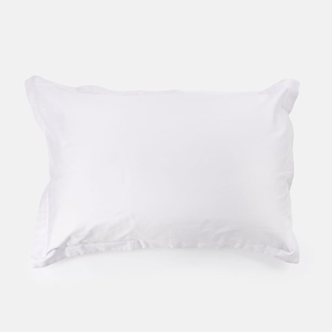 Fronha Algodão 50x70 400 Fios Barcelona Gris Blue Gardenia
